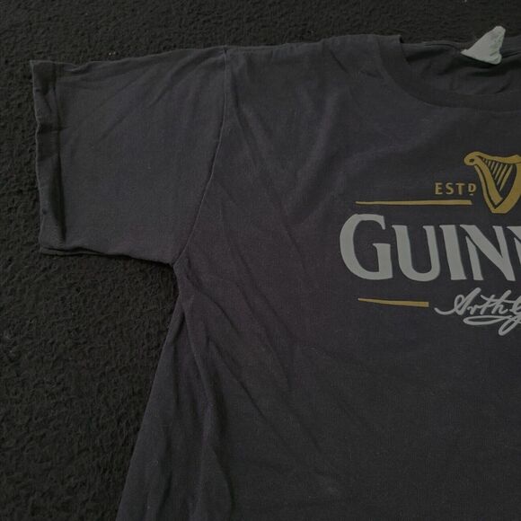 Delta Pro Weight Mens T-Shirt Black Size Medium Cotton Pullover Short Sleeve - Picture 8 of 12